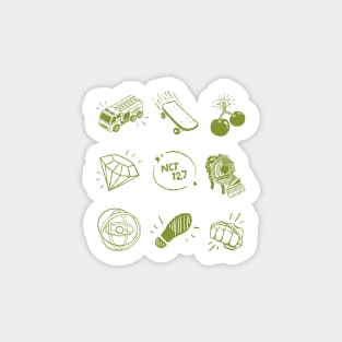 NCT 127 icons ver. 1 Sticker